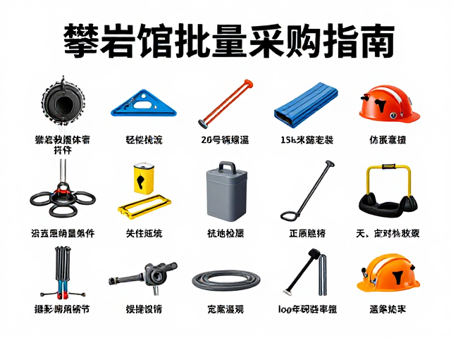 攀岩馆批量采购指南，构建专业绳索救援与防坠装置体系