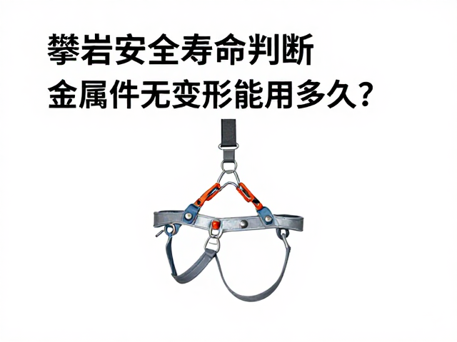 攀岩安全带寿命判断，金属件无变形能用多久？
