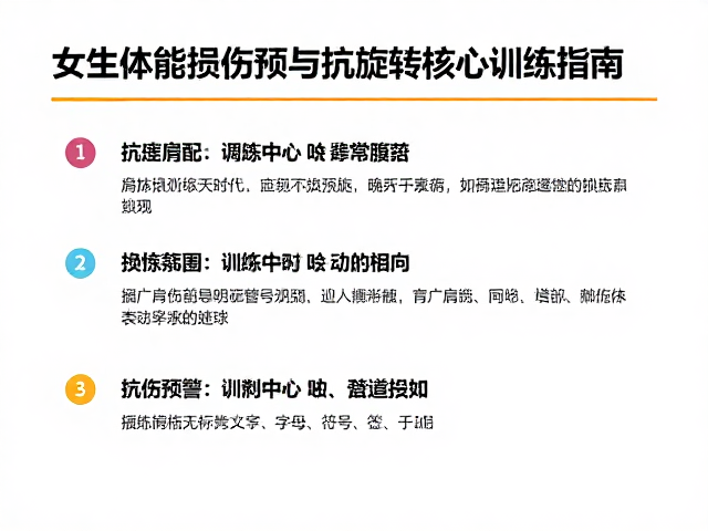 女生体能适配，肩袖损伤预防与抗旋转核心训练指南