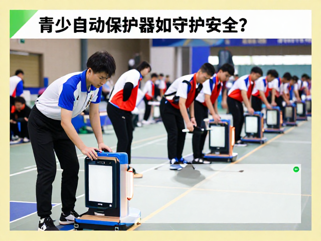 青少年组赛场竞技,自动保护器如何守护安全?