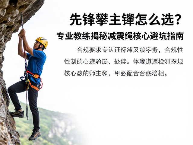 先锋攀主绳怎么选?专业教练揭秘减震绳核心避坑指南