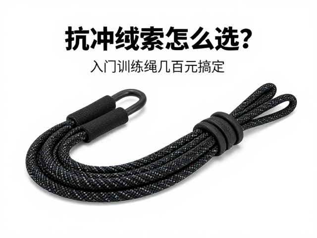 抗冲绳索怎么选?入门训练绳几百元搞定,轻松搭建保护站