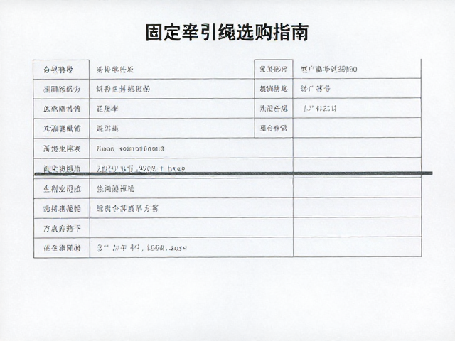静力绳延展率低,认证检测报告齐全,固定牵引绳选购指南