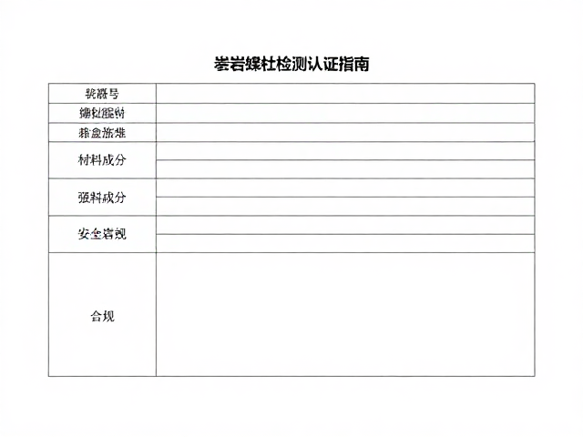 攀岩板固定螺栓检测认证指南,查看报告确保安全合规