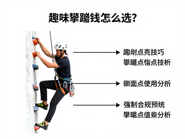 趣味攀爬线路怎么选？斜面点技巧与安全绳索使用指南
