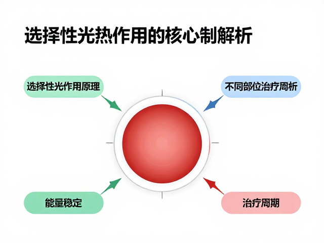 选择性光热作用原理，能量稳定与不同部位治疗周期全解析