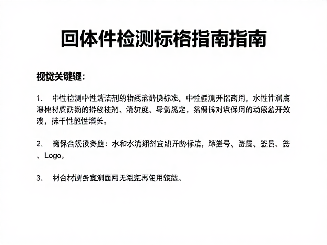 固件检测,中性清洁剂,高频使用设备的定期检查指南