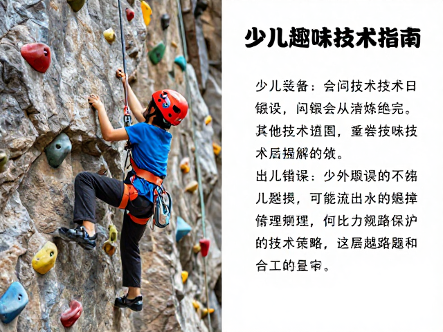 少儿趣味攀岩,保护技术规范与锻炼问题解决能力指南