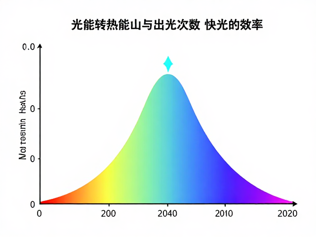 光能转热能，波长范围与出光次数如何影响效率？