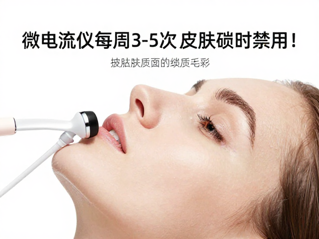 油皮必看，微电流仪每周3-5次，皮肤破损时禁用！