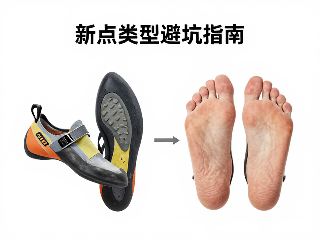 新手攀岩鞋怎么选?结合岩点类型避坑指南