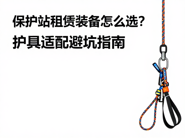 保护站租赁装备怎么选?护具适配避坑指南