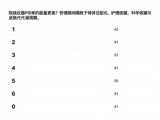 护理间隔的科学依据与皮肤代谢周期