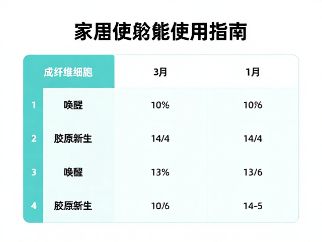 科学规划家用仪器的每周使用频率