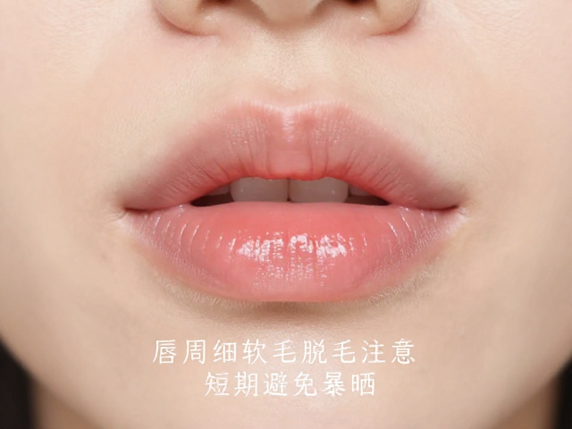 孕妇慎用！唇周细软毛脱毛注意，短期避免暴晒