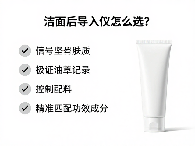 洁面后导入仪怎么选？记录型号肤质，精准匹配功效成分
