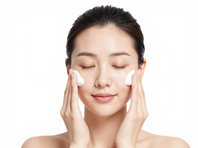 洁面后的标准操作手法与参数控制