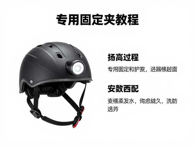成人透气护盔怎么装头灯?专用固定夹安装教程与选购指南
