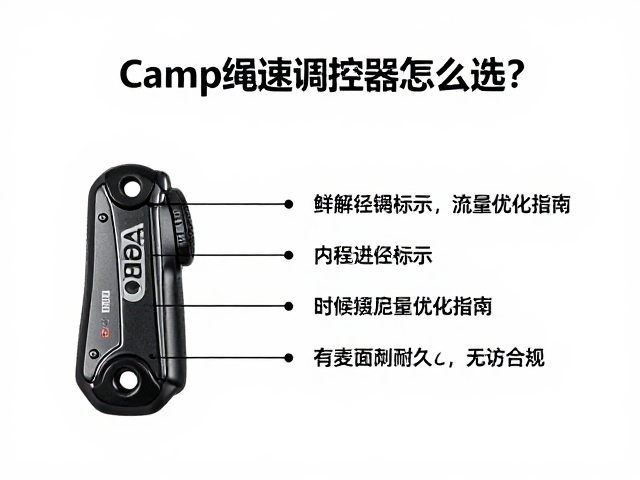 Camp绳速调控器怎么选？详解绳径范围标识与流量优化指南