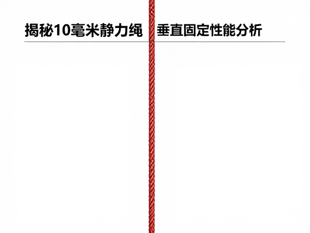 揭秘10毫米静力绳，绳芯承载结构与垂直固定绳性能分析