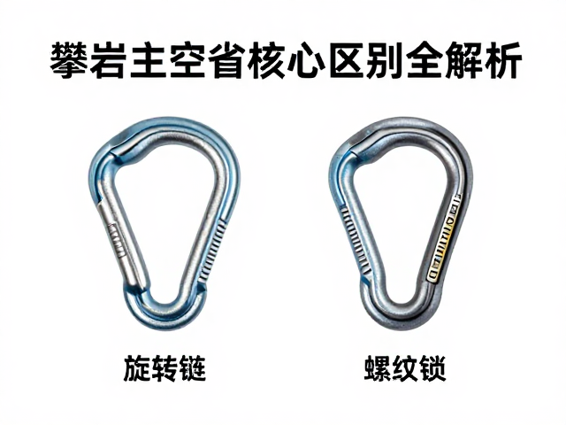 攀岩主锁怎么选?旋转锁与螺纹锁核心区别全解析