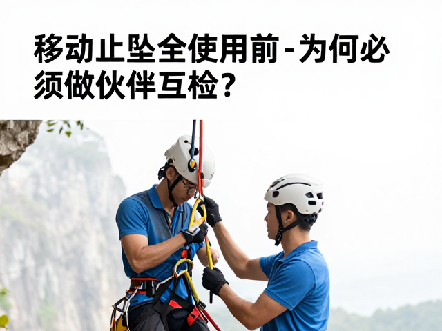 攀登必看,移动止坠器使用前,为何必须做伙伴互检?