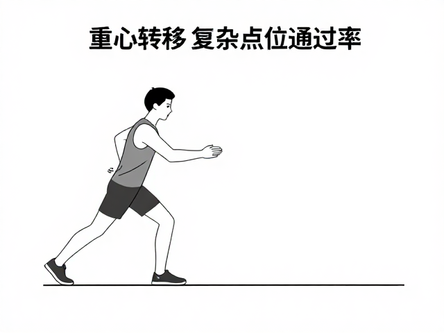 重心转移改善复杂点位通过率,指定脚点移动训练法