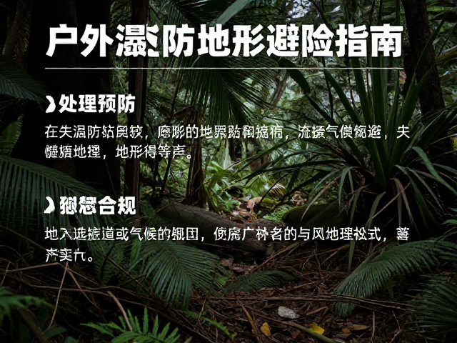 户外失温预防，利用植被遮挡与地形避险指南