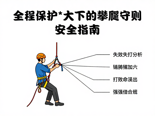 未打结攀爬风险大?全程保护下的攀爬守则与安全指南