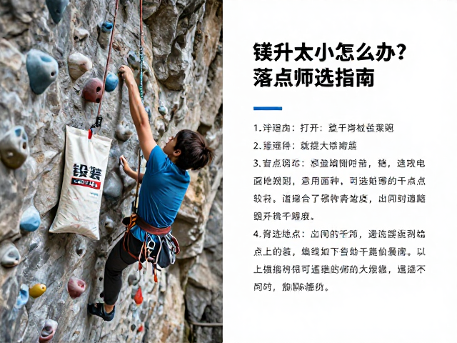 攀岩脚点太小怎么办?镁粉袋使用与落点筛选指南