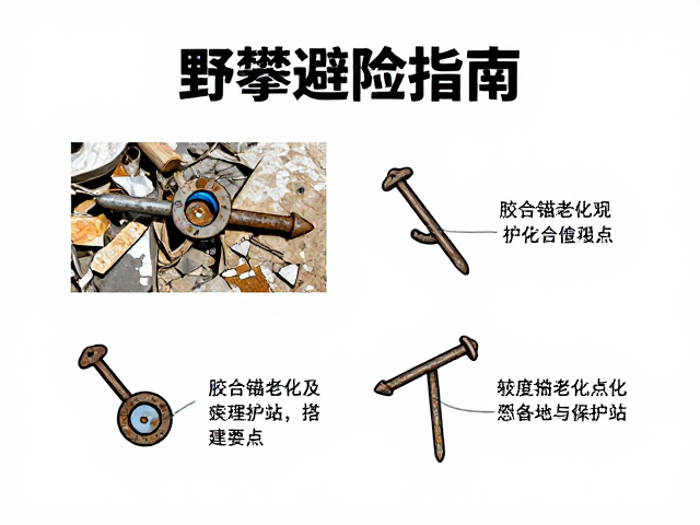 野攀避险指南,胶合锚老化观察与保护站搭建要点