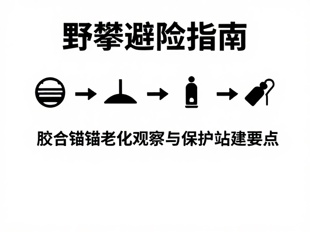 野攀避险指南,胶合锚老化观察与保护站搭建要点