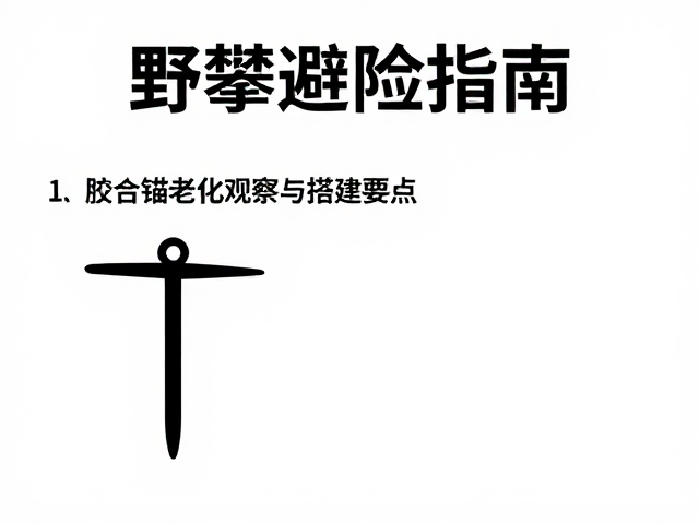 野攀避险指南,胶合锚老化观察与保护站搭建要点