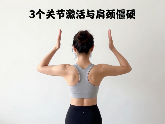 墙天使前必做,3个关节激活与指力训练动作,告别肩颈僵硬
