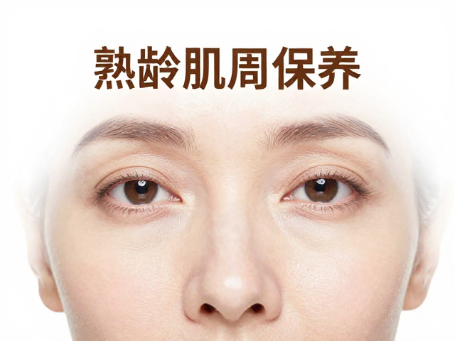 熟龄肌周期保养，充盈凹陷纹路，避开眼周敏感区