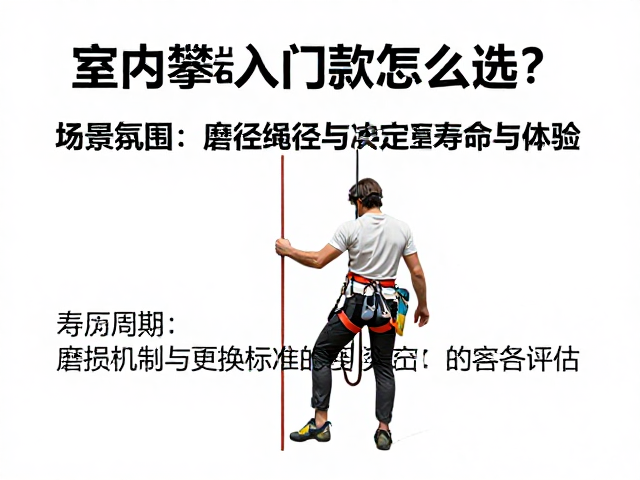 室内攀岩入门款怎么选？绳径重量平衡决定寿命与体验