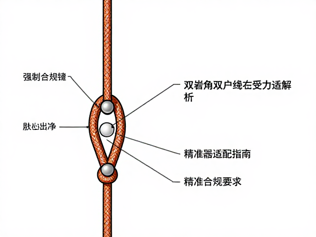 攀岩双绳标识与保护点受力解析,精准配件适配指南