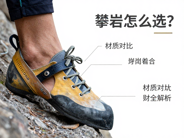 攀岩鞋怎么选?材质对比与鞋带闭合,抱石灵敏度钩脚全解析
