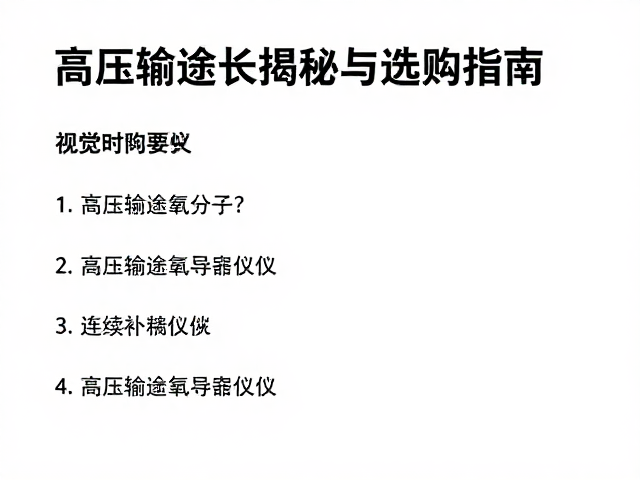 选购指南中的核心参数考量