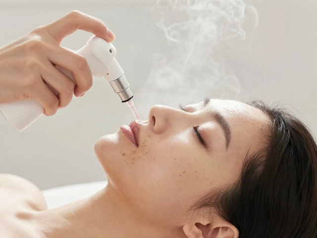 蒸脸导出过程中的污垢分离与代谢辅助