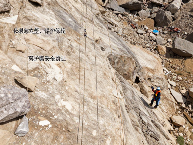 长线攻坚中保护绳索全程保障与落地区域避让的安全指南