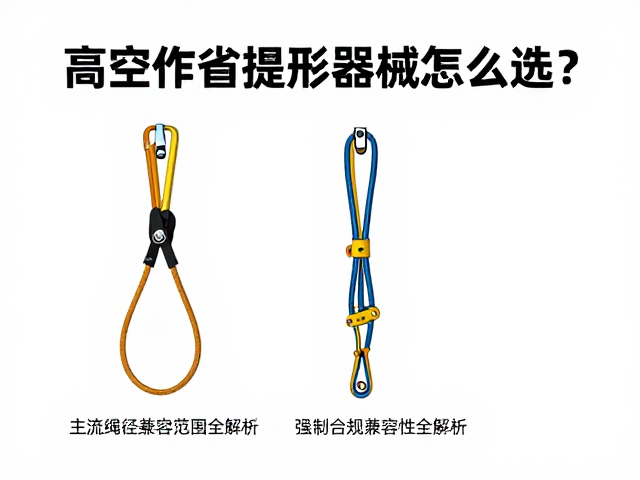 高空作业提拉器械怎么选?主流绳径兼容范围全解析