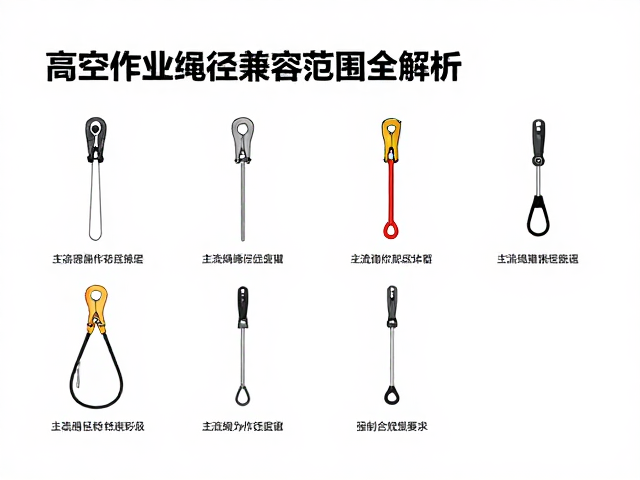 高空作业提拉器械怎么选?主流绳径兼容范围全解析