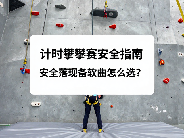 计时攀爬赛道安全指南，安全带与落地区软垫怎么选？