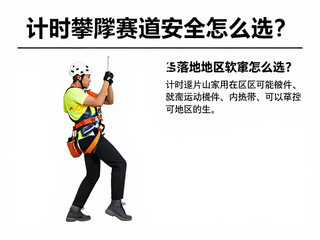 计时攀爬赛道安全指南，安全带与落地区软垫怎么选？