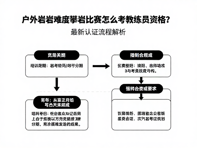 户外岩墙难度攀岩比赛怎么考教练员资格?最新认证流程解析