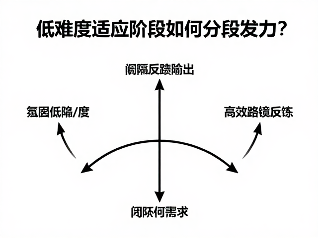 低难度适应阶段如何分段发力?高效路线阅读指南