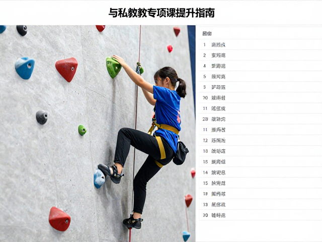 学生竞技攀训练反馈记录与私教专项课提升指南