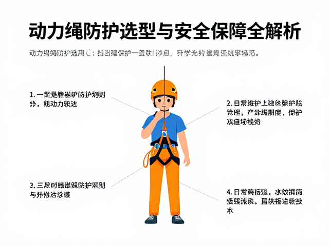 儿童攀岩护具指南,动力绳防护选型与安全保障全解析
