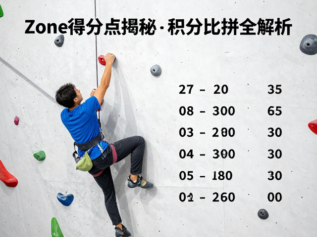 专业攀岩运动员Zone得分点揭秘,积分比拼全解析